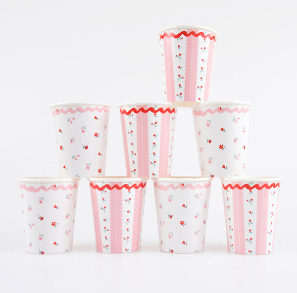 Meri Meri Vintage Rose Cups