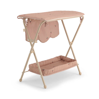 Konges Doll Changing Table ~ Cherry Blush