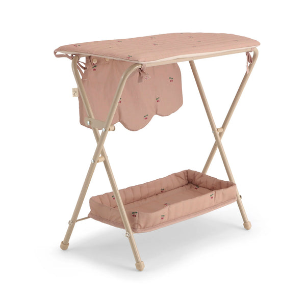 Konges Doll Changing Table ~ Cherry Blush