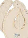 Konges 2 Pack Frill Bib ~ Fete de Fleur