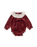 Konges Venola Romper ~ Red Dahlia