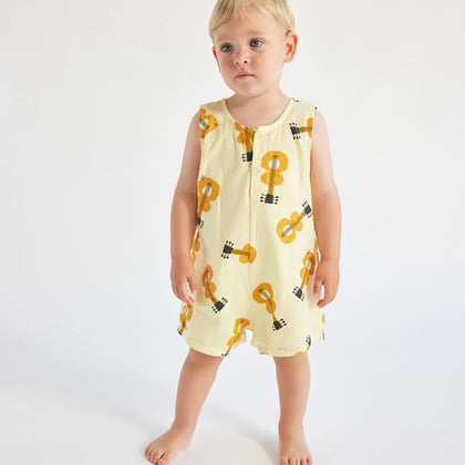 Bobo Choses Baby Guitar Woven Playsuit