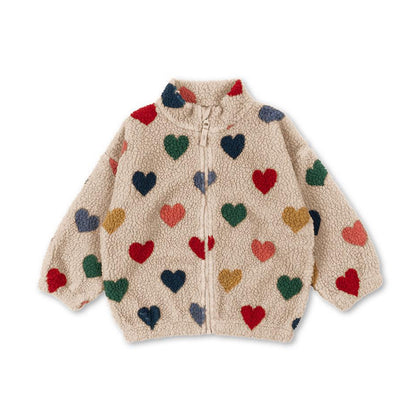 Konges Sloejd Jody Teddy Jacket ~ Hearts