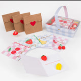 Meri Meri Fruit Basket Eraser Valentines (x12)