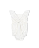 Konges Lacey Romper ~ Optic White