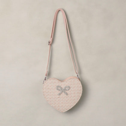 Noralee Heart Purse ~ Tweed