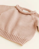 Hvid Sweater Georgette ~ Apricot