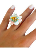 Gunner & Lux Flower Power "Cotton Candy" Adjustable Ring