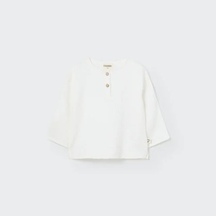 Cozmo Soft Gauze Baby Shirt ~Ivory