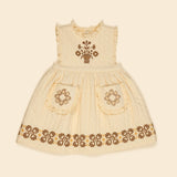 Apolina Ida Quilted Dress - Cream