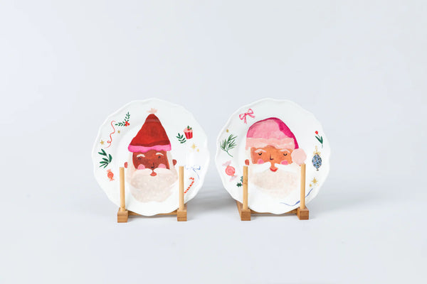 Sunny & Ted ~ Santa Plates