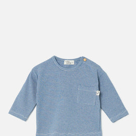 Little Cozmo Navy Baby Striped T-Shirt