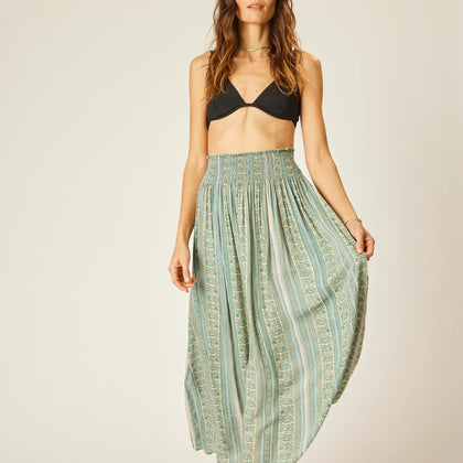 Natalie Martin Bella Skirt ~ Paisley Stripe Pool