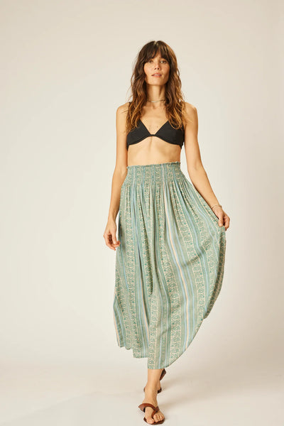 Natalie Martin Bella Skirt ~ Paisley Stripe Pool