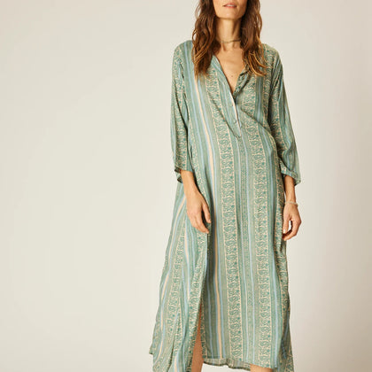 Natalie Martin Isobel Dress ~ Paisley Stripe Pool