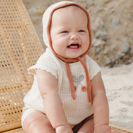 Rylee + Cru Knit Bonnet ~ Natural