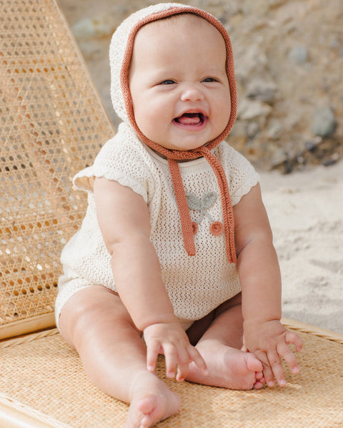 Rylee + Cru Knit Bonnet ~ Natural