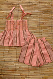 Bonjour Diary Pink Stripe Set