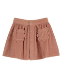 Emile at Ida Corduroy Pocket Skirt ~ Powder