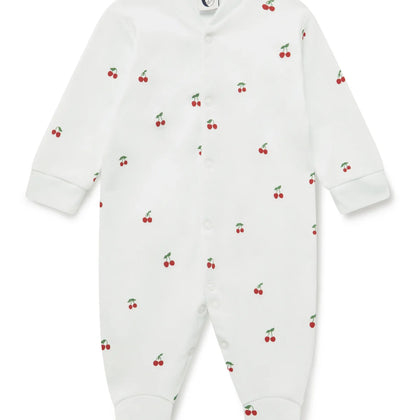 Sleepy Doe Baby Sleepsuit ~ Cherries