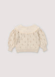 New Society Marina Baby Cardigan ~ Macadamia