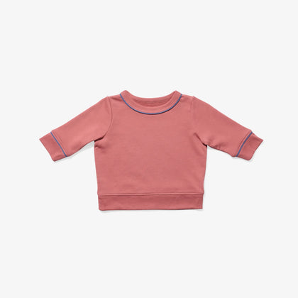 Oso & Me Remy Baby Sweatshirt ~ Nautical Red