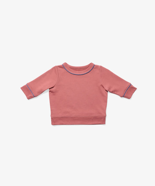 Oso & Me Remy Baby Sweatshirt ~ Nautical Red