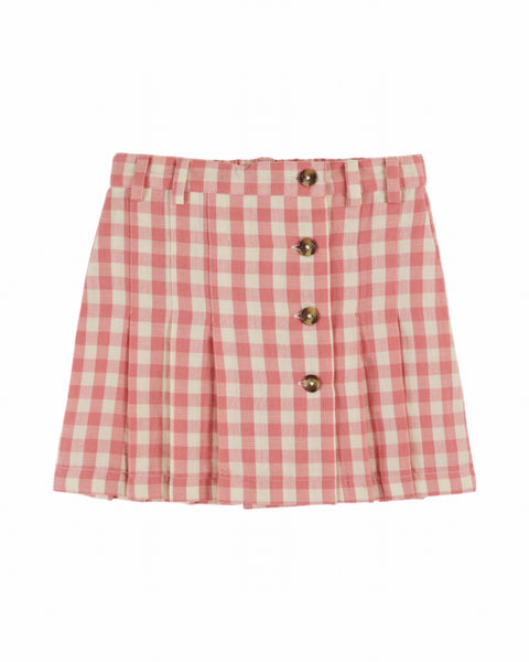 Emile at Ida Skirt Vichy Plisse ~ Gingham