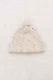 Misha & Puff Garter Hat ~ Iris Confetti