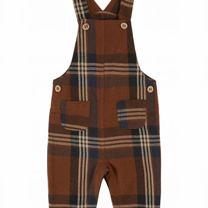 Emile at Ida Baby Overalls ~ Carreaux