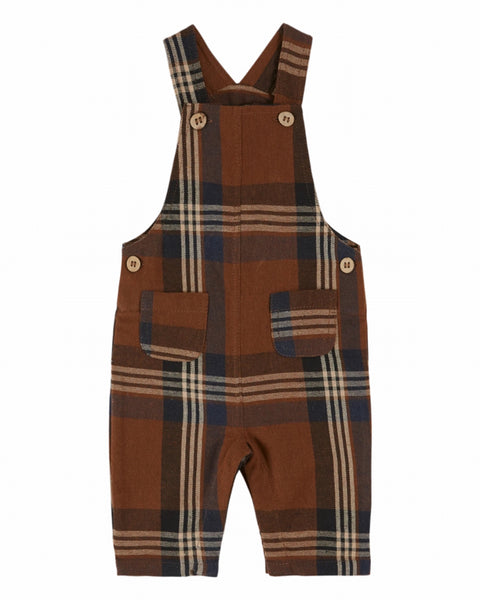 Emile at Ida Baby Overalls ~ Carreaux