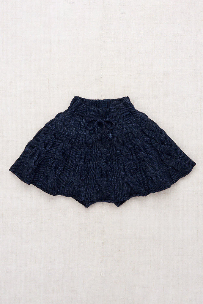 Misha and Puff♡CableSkatingSkirt♡2Y Misha & Puff Cable Skating Skirt ~ Ink | Wee Mondine