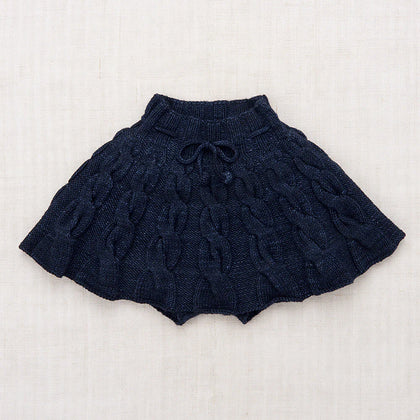 Misha & Puff Cable Skating Skirt ~ Ink