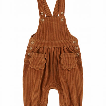 Emile at Ida Baby Overalls ~ Pecan