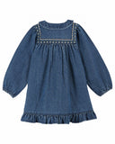 Emile at Ida Emb Dress ~ Denim