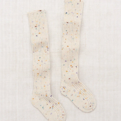 Misha & Puff Over the Knee Socks ~ Iris Confetti