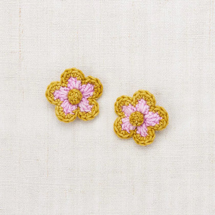 Misha & Puff Medium Flower Clip Set ~ Pink Lilac