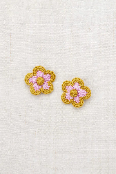 Misha & Puff Medium Flower Clip Set ~ Pink Lilac