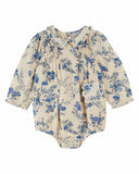 Emile at Ida Baby Romper ~ Orchid Bleu