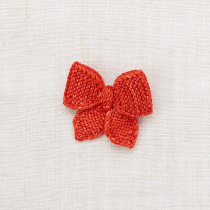 Misha & Puff Medium Puff Bow ~ Red Flame