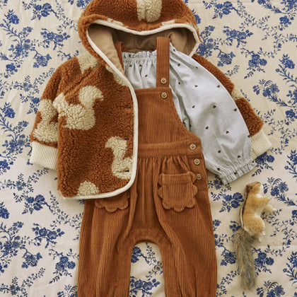 Emile at Ida Baby Jacket ~ Squirrel