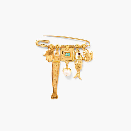 Chan Luu Fish Brooch
