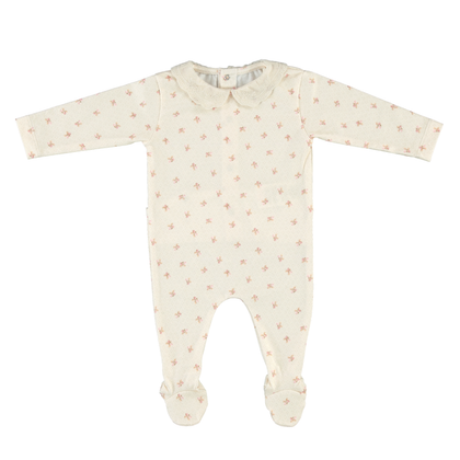 Bebe Organic Jodie Collar Onesie ~ Fairy Floral