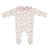 Bebe Organic Blanca Collar Onesie ~ Fall Floral