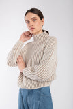 Micaela Greg Oatmeal Ines Sweater