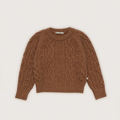 The New Society Kids Tirso Sweater in Acorn