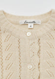 Louisiella Abbie Cardigan ~ Ivory