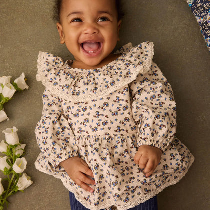 Louise Misha India Romper ~ Cream Columbine