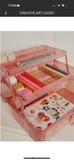 Konges Creative Art Caddy ~ Glitter Rose