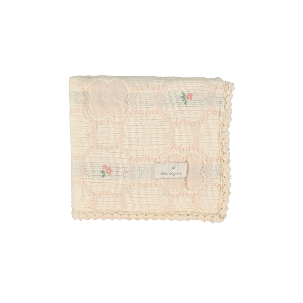 Bebe Organic Cleo Blanket ~ Vintage Wallpaper Floral